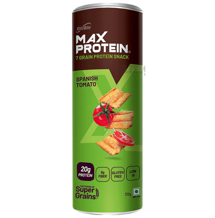 RiteBite Max Protein Chips (120gm Each) Spanish Tomato