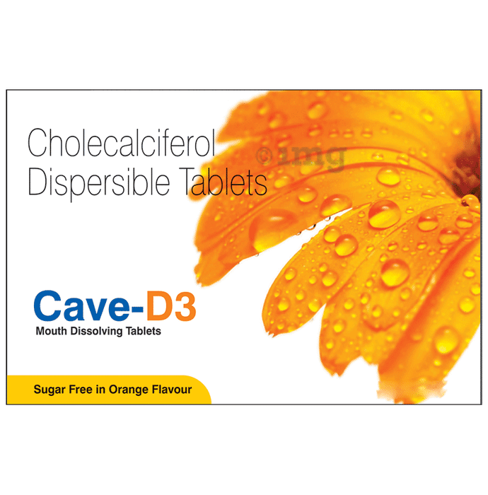 Cave-D3 Tablet MD Orange Sugar Free
