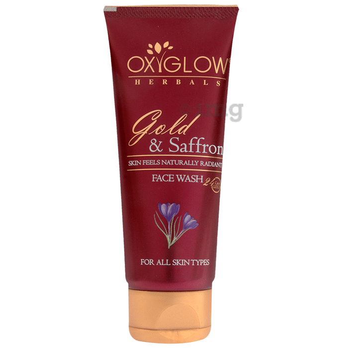 Oxyglow Herbals Gold & Saffron Face Wash