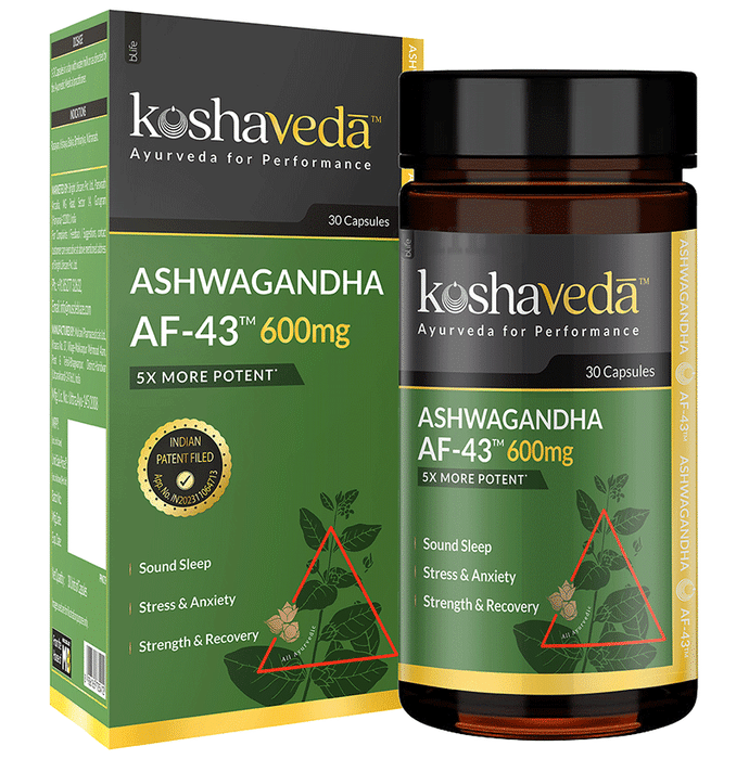 Koshaveda Ashwagandha AF 43 600mg Capsule