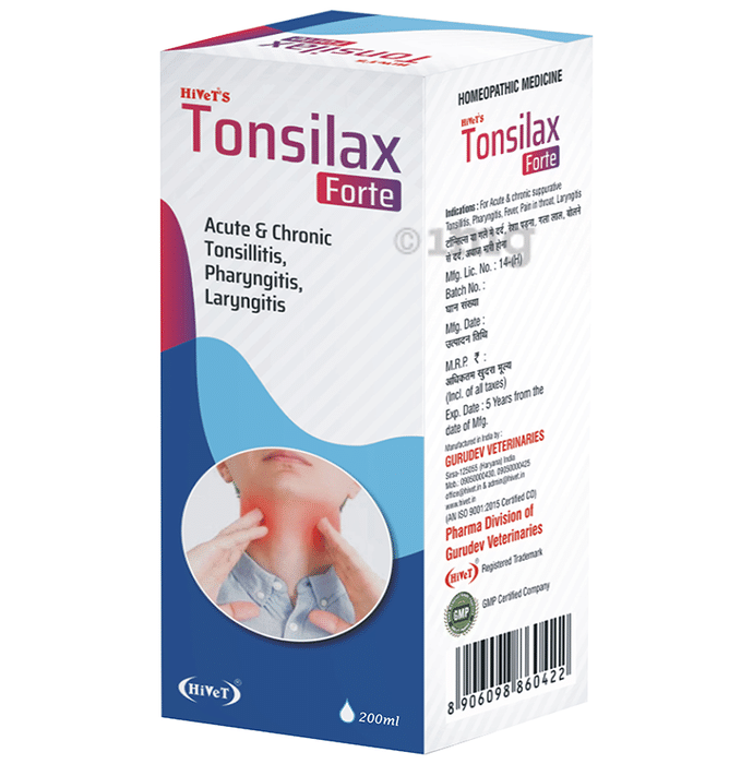 Hivet Tonsillax Forte Syrup