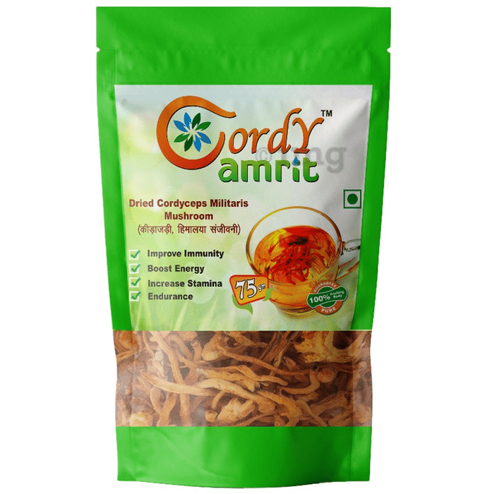Cordy Amrit Dried Cordyceps Millitaris Mushroom