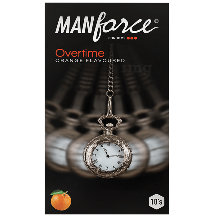 Manforce Condom Overtime Orange