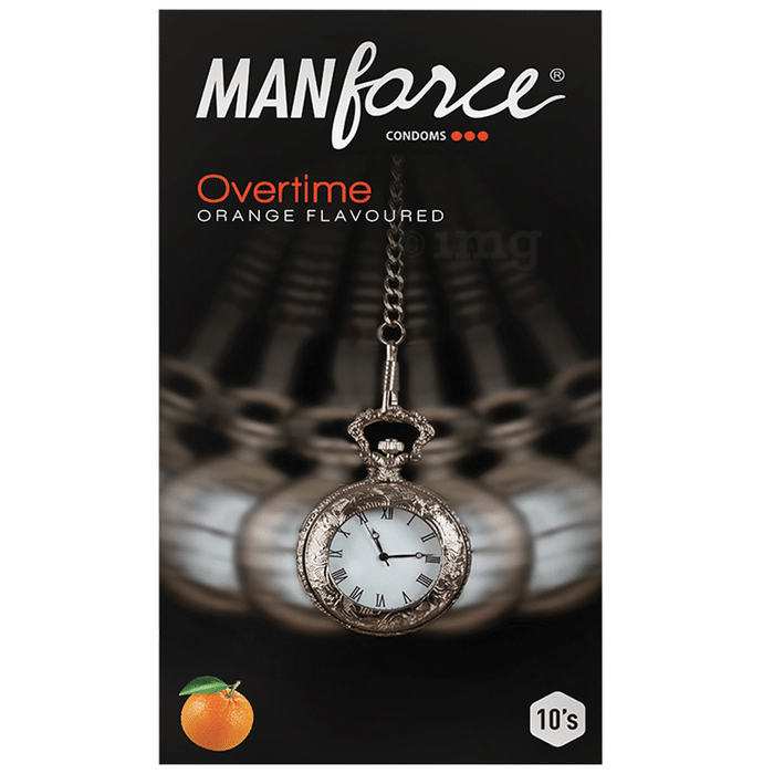 Manforce Overtime Condom | Flavour Orange