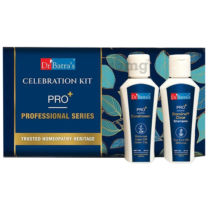 Dr Batra's Celebration Kit (Pro+ Conditioner & Pro+ Dandruff Clear Shampoo 50ml Each)
