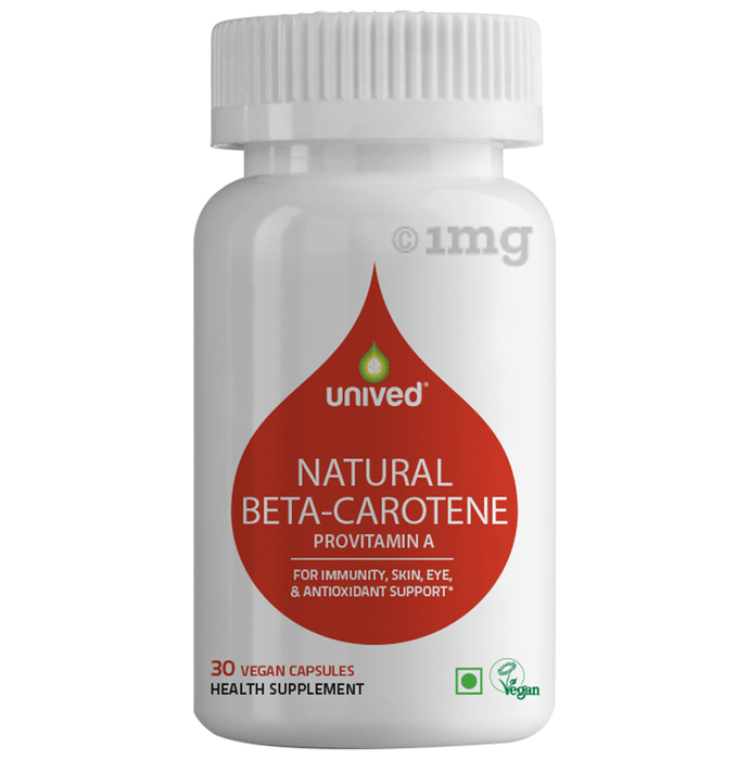 Unived Natural-Beta Carotene Provitamin A Vegan Capsule
