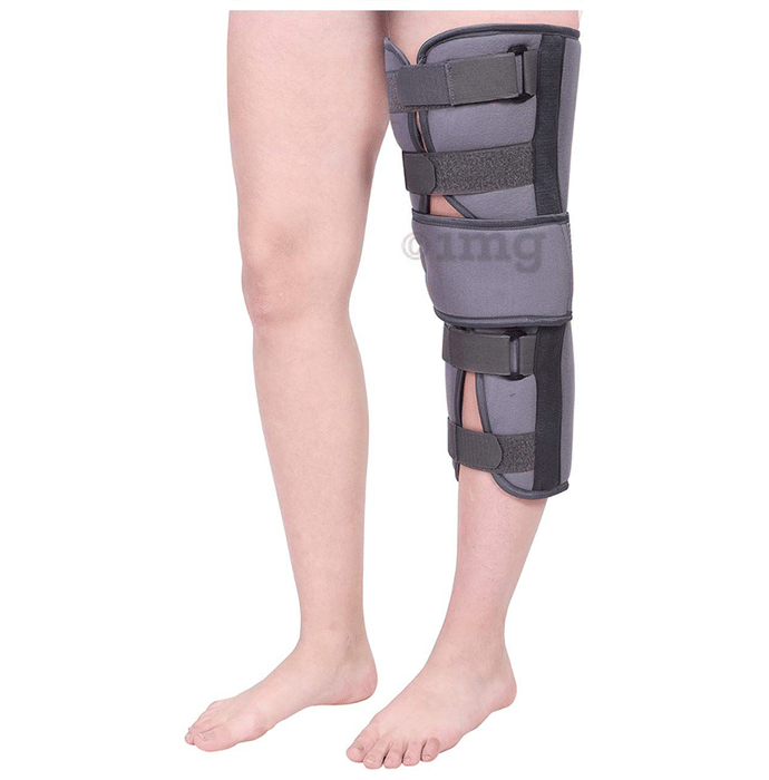 Fidelis Healthcare Knee Brace Long Large Grey Buy box of 1.0 Knee