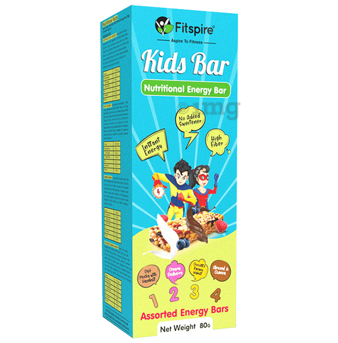 Fitspire Kids Nutritional Energy Bar (20gm Each) Assorted