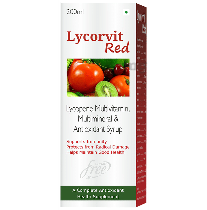 Lycorvit Red Syrup Sugar Free