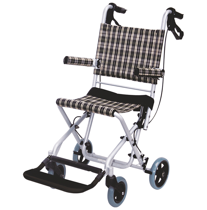 EASYCARE EC 9002L Portable Traveling Aluminium Wheelchair Black
