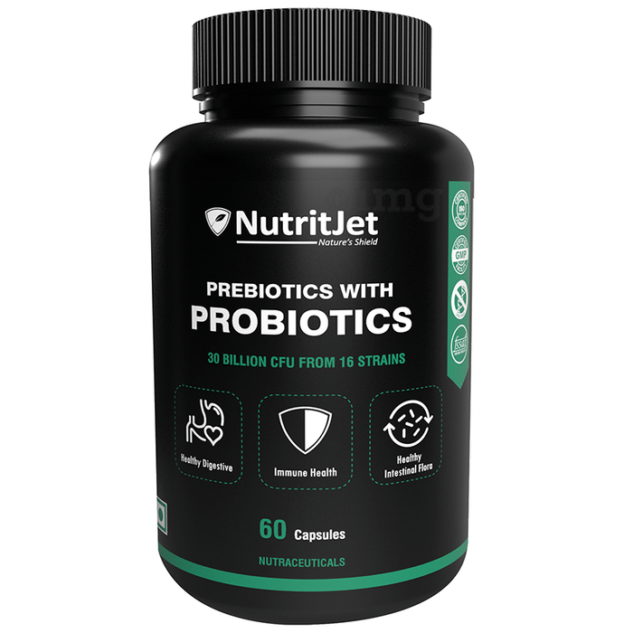 NutritJet Prebiotics with Probiotics Capsule
