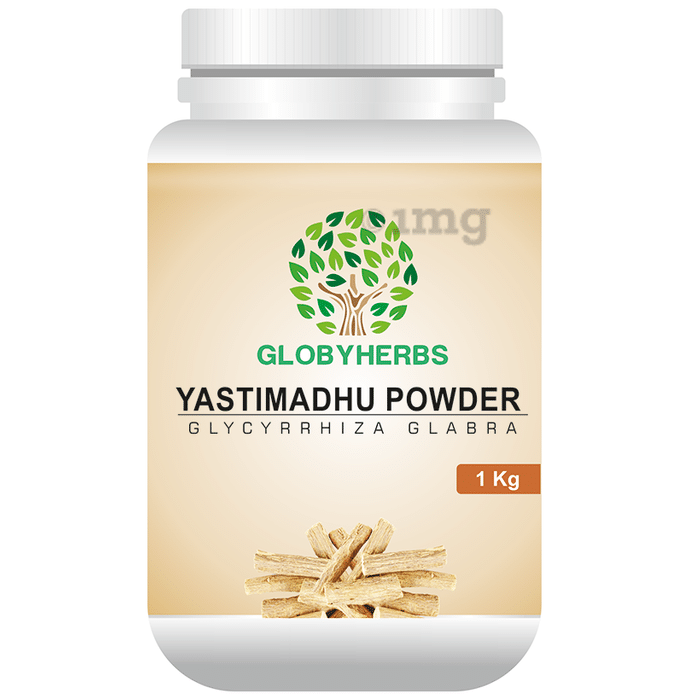 Globyherbs Yastimadhu (Glycyrrhiza Glabra) Powder