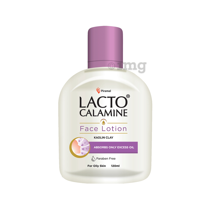 Combo Pack of Piramal Lacto Calamine Face Wash 100ml, Lacto Calamine Face Lotion for Oily Skin 120ml & Lacto Calamine Aloe Vera Gel 150gm