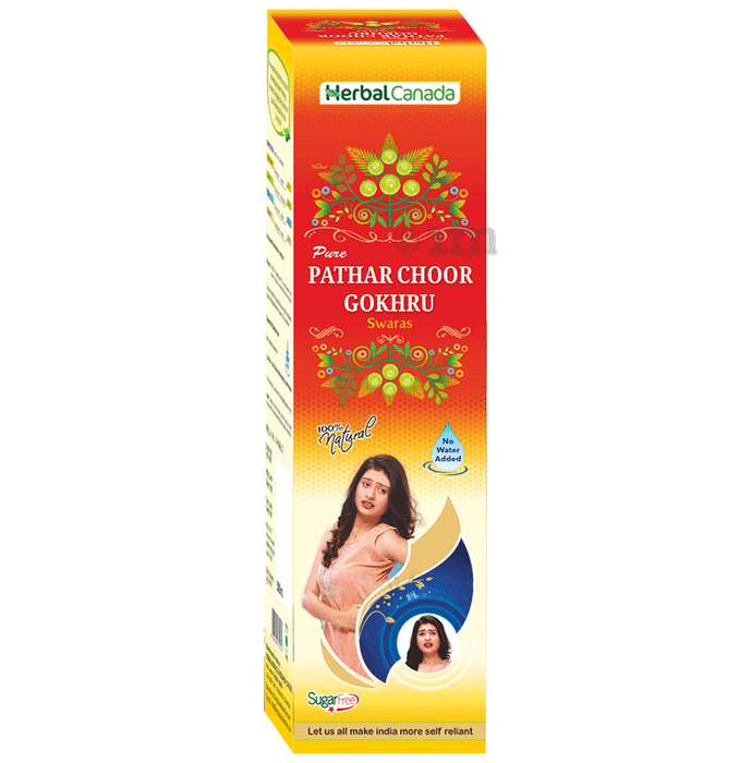 Herbal Canada Pure Pathar Choor Gokhru Swaras Sugar Free