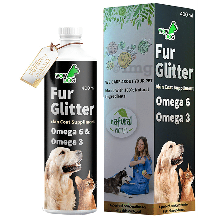 Wow Dog Fur Glitter Skin Coat Suppliment