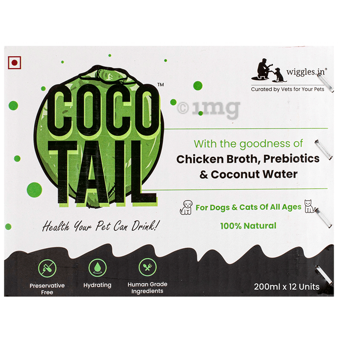 Coco Tail Healthy Energy Drink for Dogs & Cats (200ml Each)