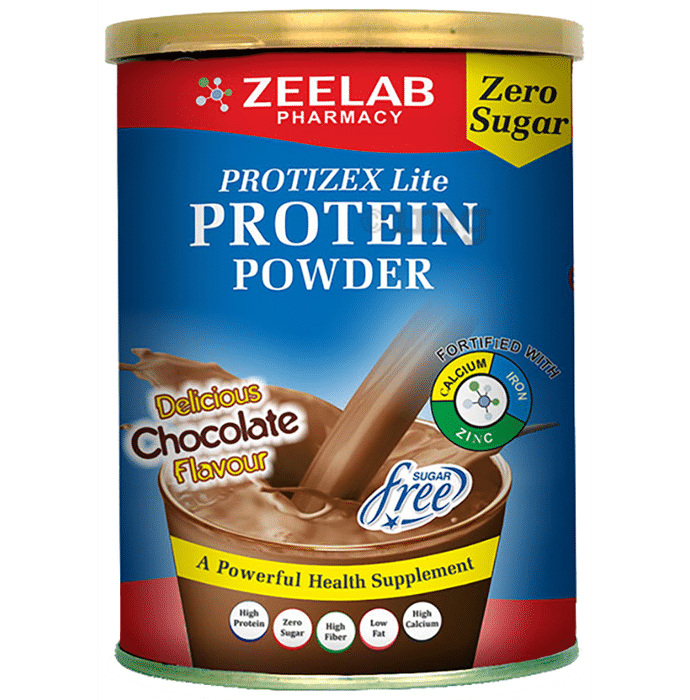 Zeelab Protein Powder Delicious Chocolate Sugar Free