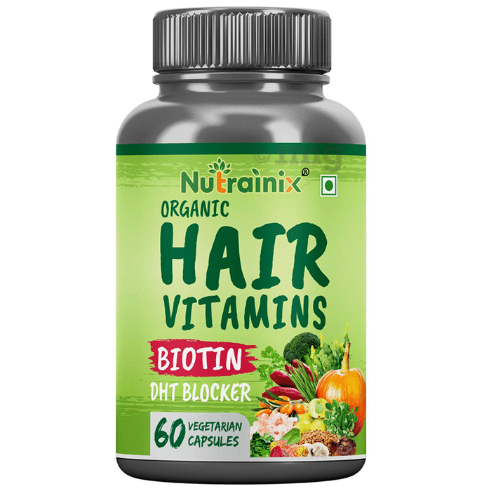 Nutrainix Hair Vitamins with Biotin Vegetarian Capsule