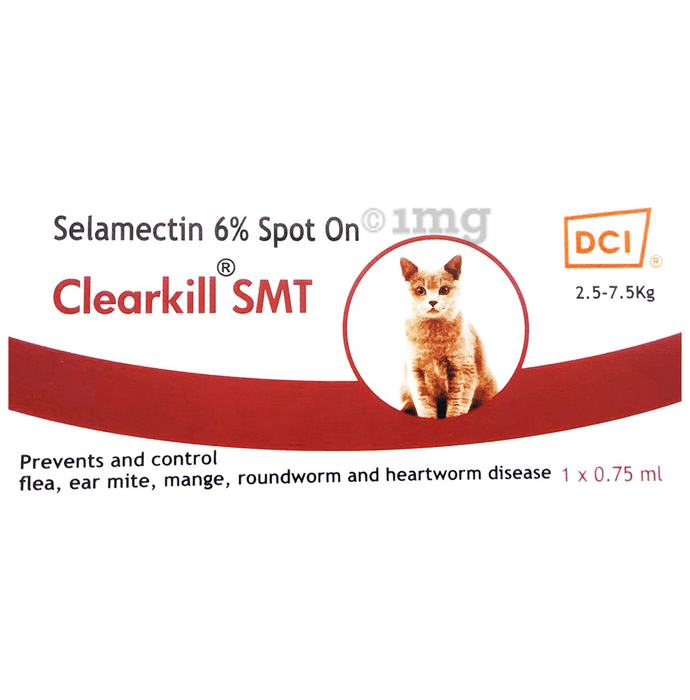 ClearKill SMT Spot On for Cats 2.5 - 7.5kg