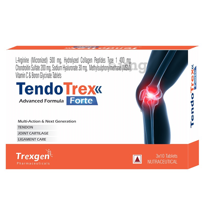 Trexgen Tendotrex Forte Tendon, Joint & Ligament Care Tablet