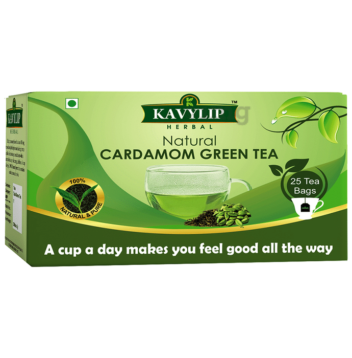 Kavylip Cardamom Green Tea (2gm Each)