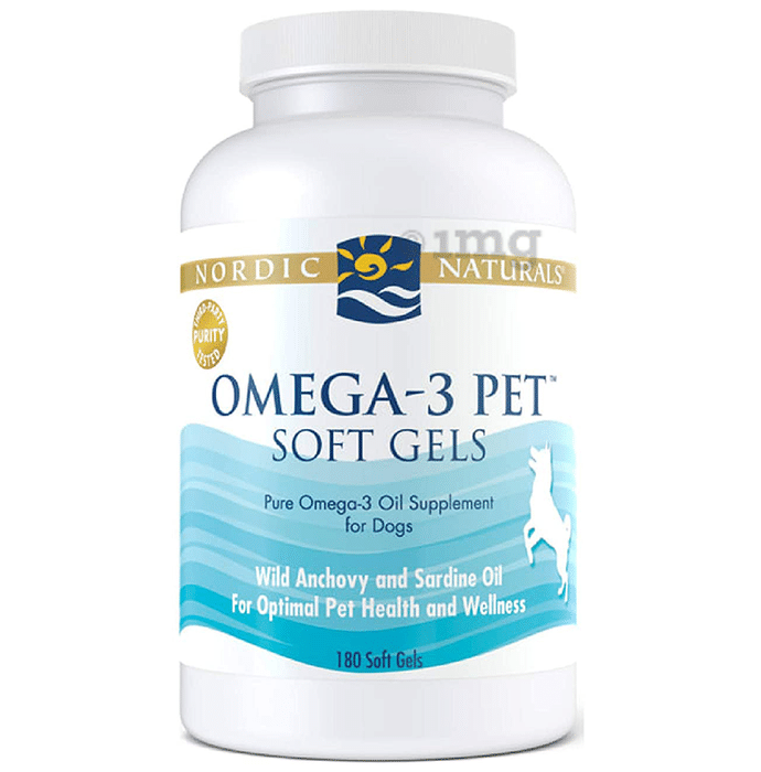 Nordic Naturals Omega-3 Pet Softgel for Optimal Pet Health and Wellness