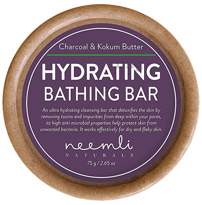 Neemli Naturals Charcoal & Kokum Butter Hydrating Bathing Bar