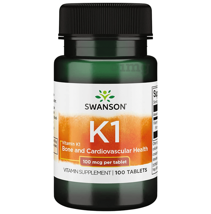 Swanson Vitamin K1 100mcg Tablet