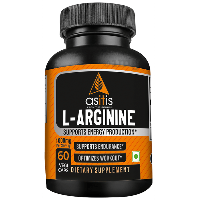 AS-IT-IS Nutrition L-Arginine 1000mg Vegicap