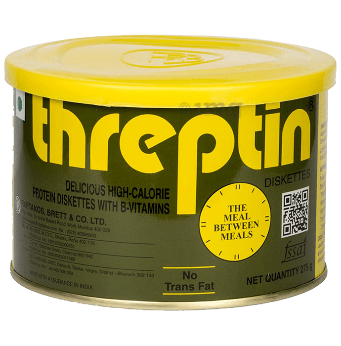 Threptin Lite High-Protein Whey and Antioxidant Supplement | No Sugar | Diskette