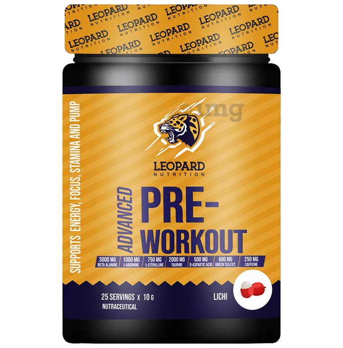 Leopard Nutrition Advanced Pre-Workout Lichi