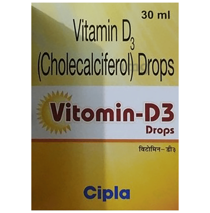 VitominD3 Drop Buy packet of 30 ml Drop at best price in India 1mg