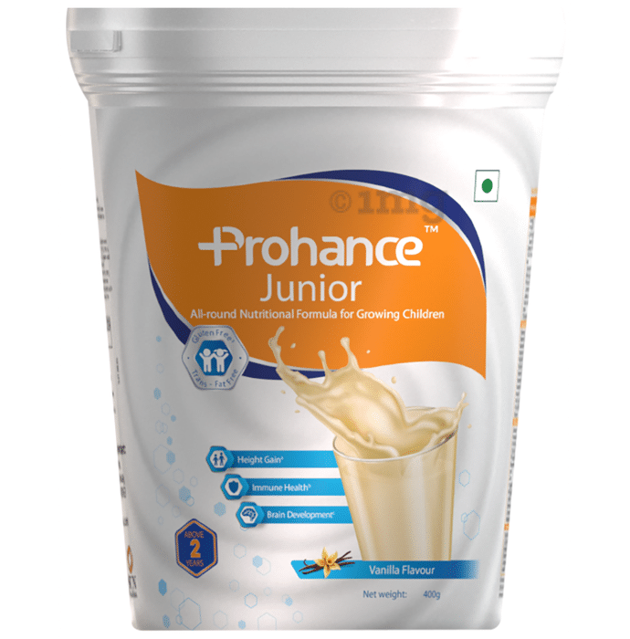 Prohance Junior Formula for Kids' Immunity, Growth & Brain Development | Flavour Vanilla