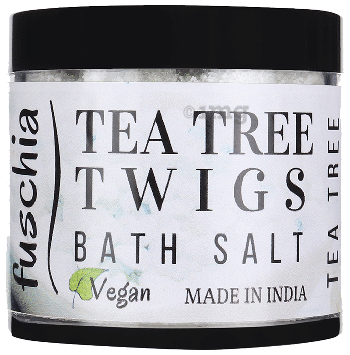 Fuschia Bath Salt Tea Tree Twigs