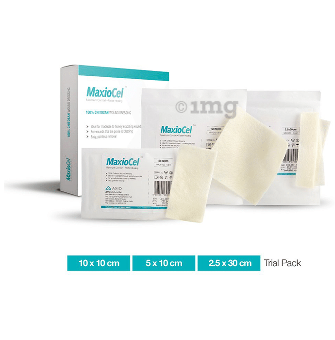 MaxioCel 100% Chitosan Wound Dressing Trial Pack