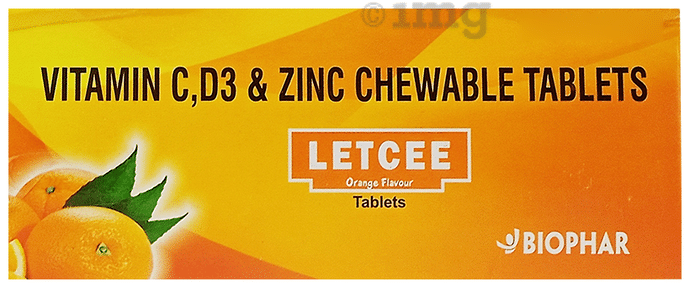 Letcee Chewable Tablet Orange