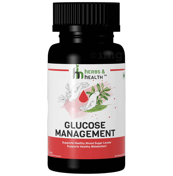 Herbs & Health Glucose Management Vegetarian Capsule