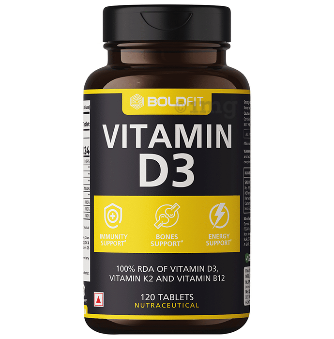 Boldfit Vitamin D3 Tablet