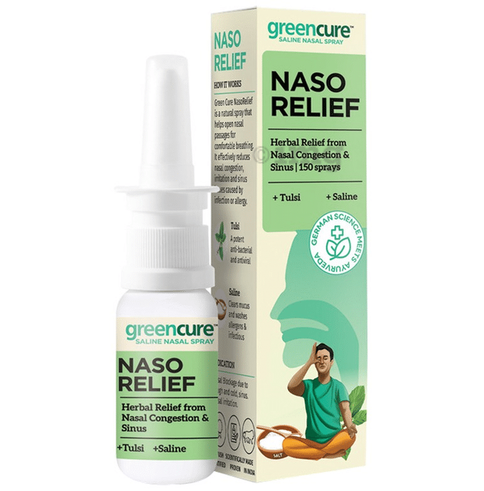 Greencure Naso Relief Saline Nasal Spray