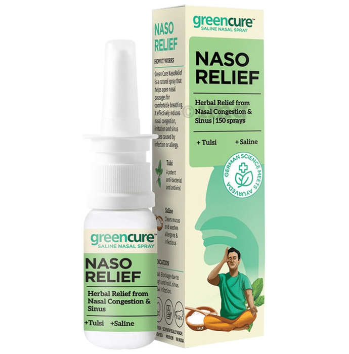 Greencure Naso Relief Saline Nasal Spray