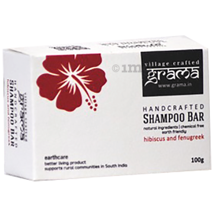 Grama Hibiscus and Fenugreek Handcrafted Shampoo Bar