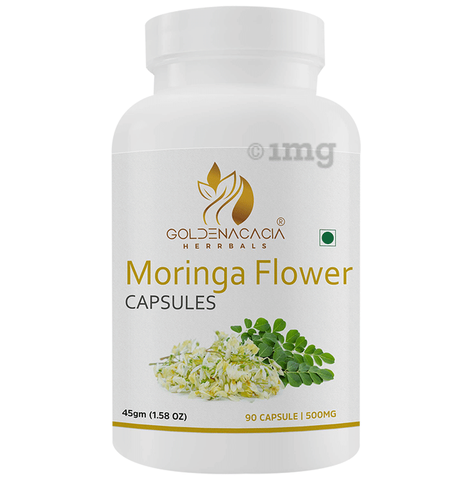 Goldenacacia Herrbals Moringa Flower 500mg Capsule
