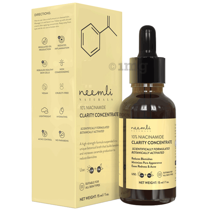 Neemli Naturals 10% Niacinamide Clarity Concentrate Serum