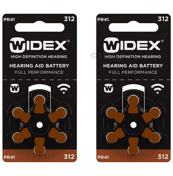 Widex Size 312 PR41 Hearing Aid Battery