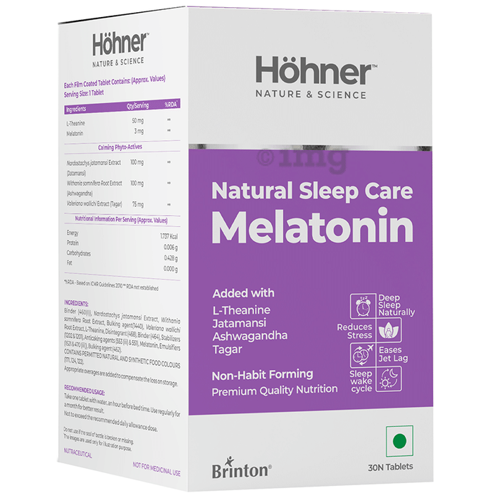 Hohner Natural Sleep Care Melatonin Tablet
