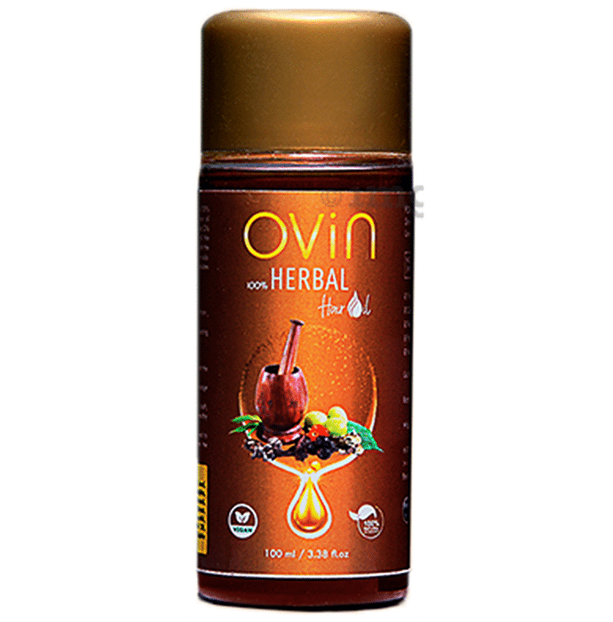 Ovin Herbal Hair Vitalizer Oil for Hair Growth, Nourishment & Reduce Dandruff