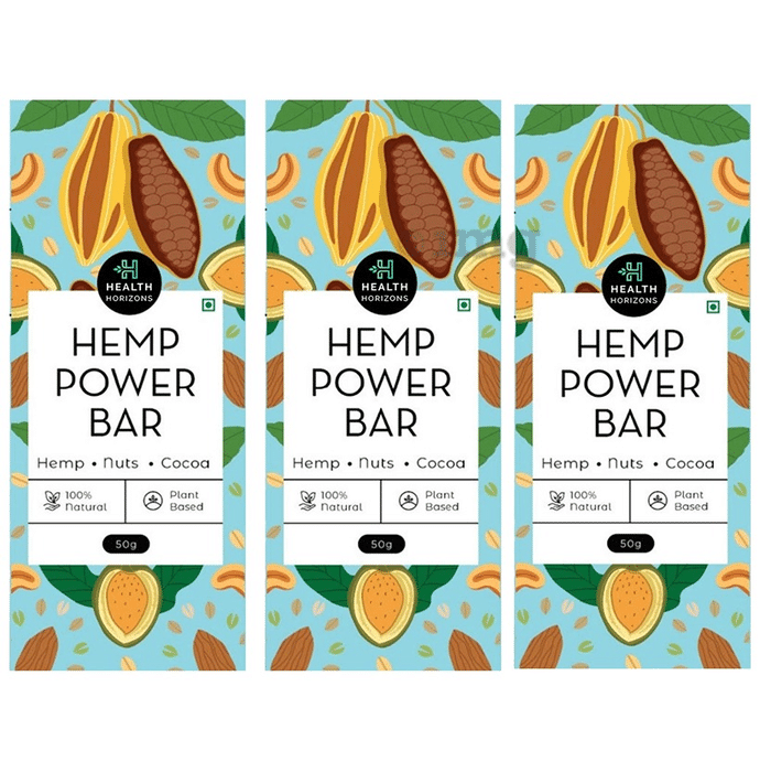 Health Horizons Hemp Power Bar (50gm Each)