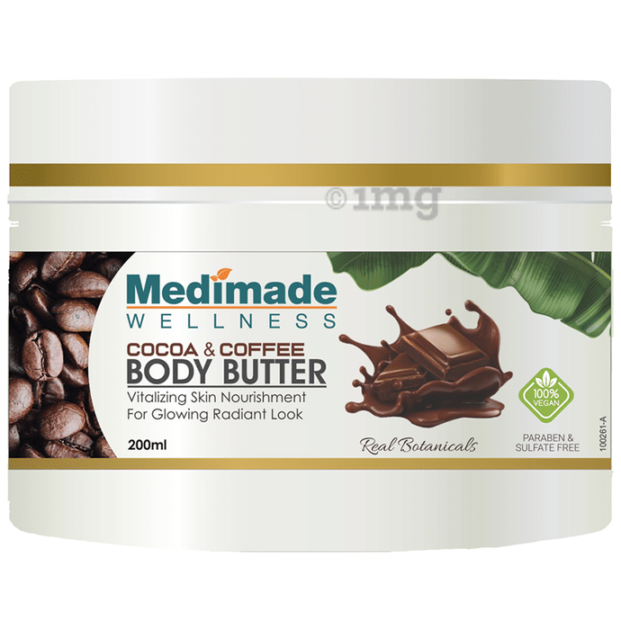 Medimade Wellness Cocoa and Coffee Body Butter (200ml Each)
