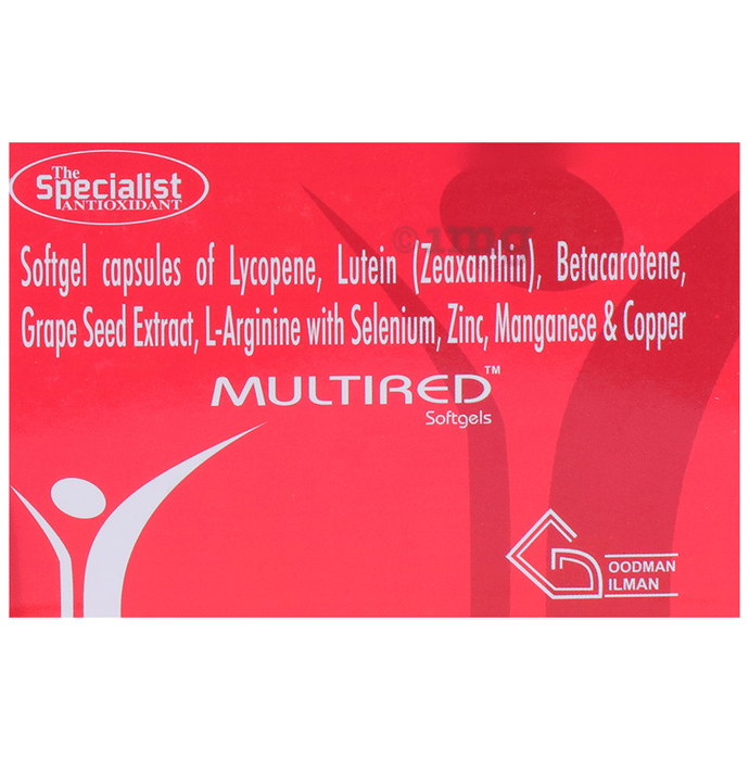 Multired Softgel Capsule