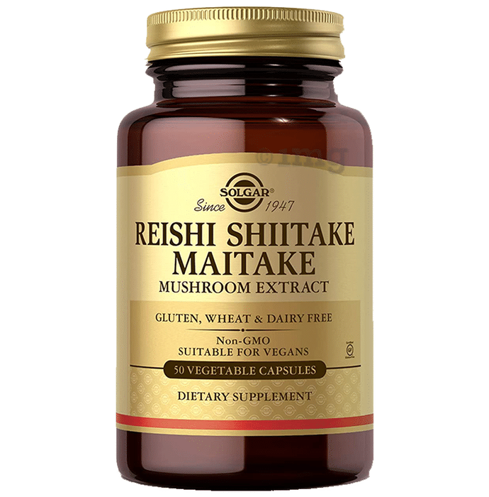 Solgar Reishi Shiitake Maitake Vegetable Capsule